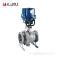 Valvola a sfera da 2 pc montato su trunnion elettrico WCB